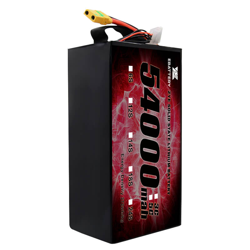 LI HV 54000MAH 12s ແບດເຕີລີ່ຂອງລັດແຂງ