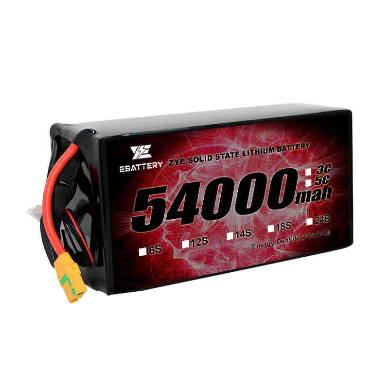 LI HV 54000MAH 14s ແບດເຕີລີ່ຂອງລັດແຂງ